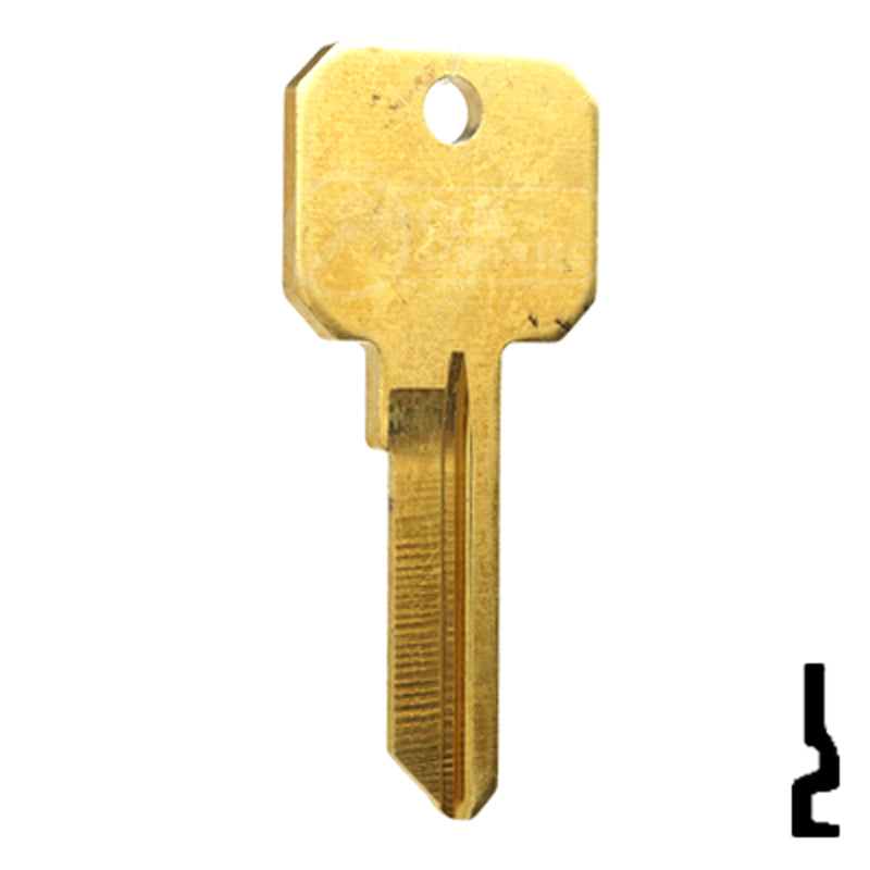 Uncut DND Key Blank | Dexter | DE6-DND, D1054K Residential-Commercial Key Ilco