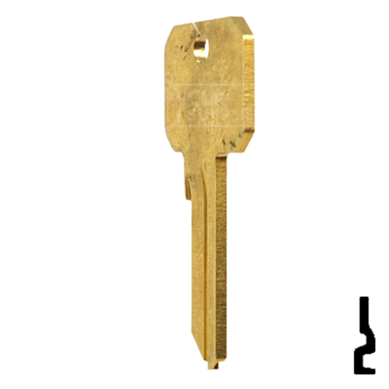 Uncut DND Key Blank | Dexter | DE6-DND, D1054K Residential-Commercial Key Ilco
