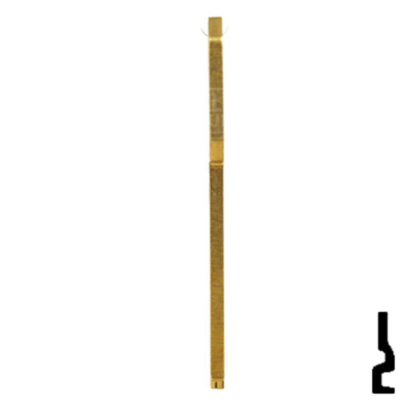 Uncut DND Key Blank | Dexter | DE6-DND, D1054K Residential-Commercial Key Ilco