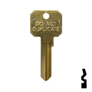 Uncut DND Key Blank | Ruswwin | RU46 Residential-Commercial Key Ilco