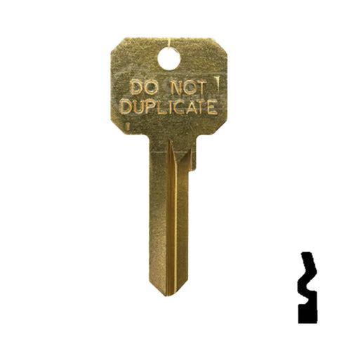 Uncut DND Key Blank | Ruswwin | RU46 Residential-Commercial Key Ilco