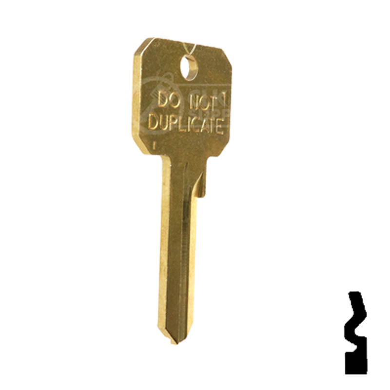 Uncut DND Key Blank | Ruswwin | RU46 Residential-Commercial Key Ilco