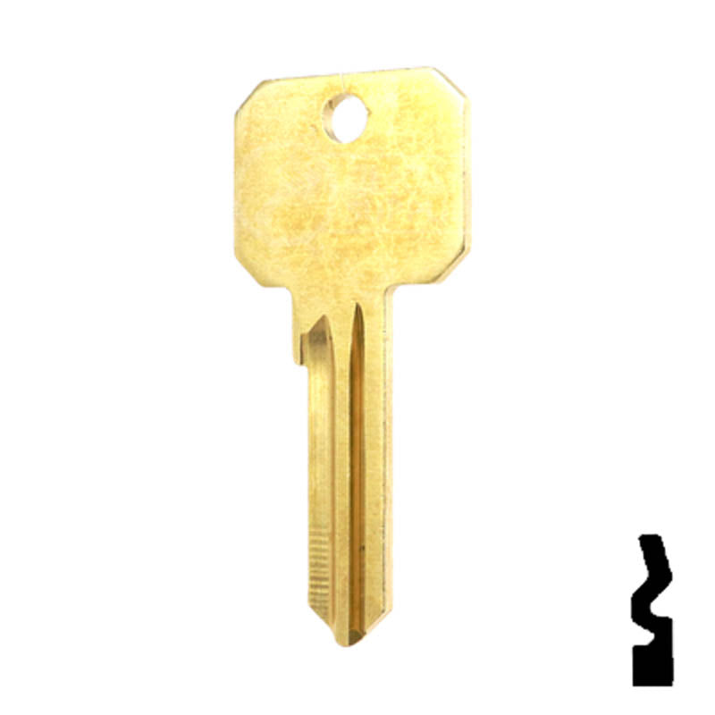 Uncut DND Key Blank | Ruswwin | RU46 Residential-Commercial Key Ilco