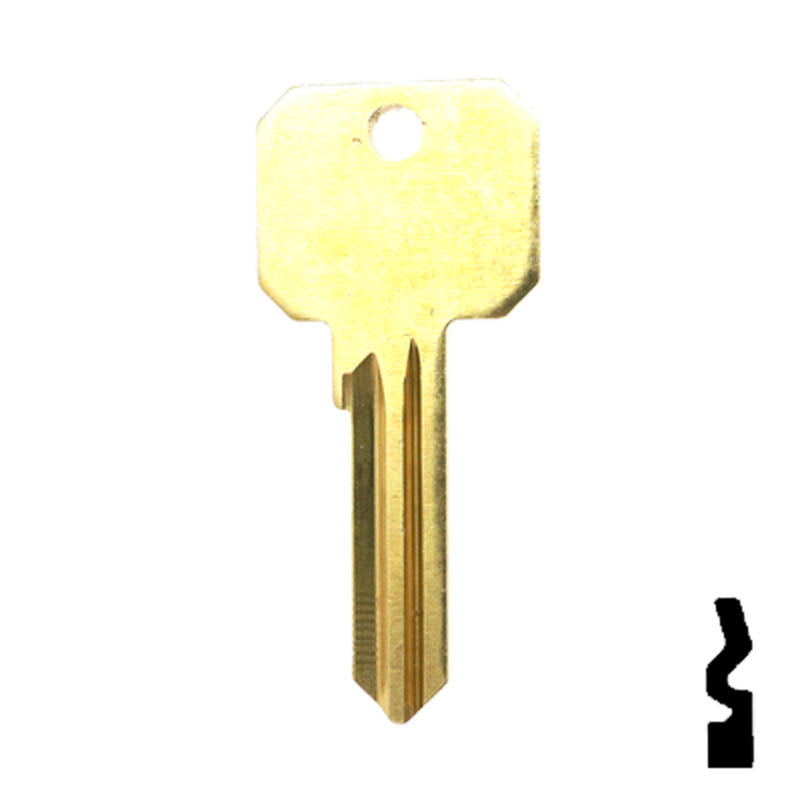 Uncut DND Key Blank | Ruswwin | RU46 Residential-Commercial Key Ilco