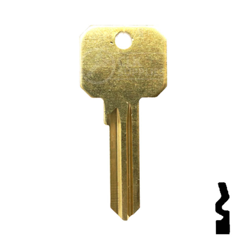 Uncut DND Key Blank | Ruswwin | RU46 Residential-Commercial Key Ilco