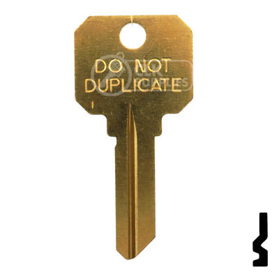 Uncut DND Key Blank | Schlage | SC8 Residential-Commercial Key JMA USA