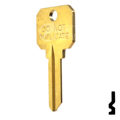 Uncut DND Key Blank | Schlage | SC8 Residential-Commercial Key JMA USA