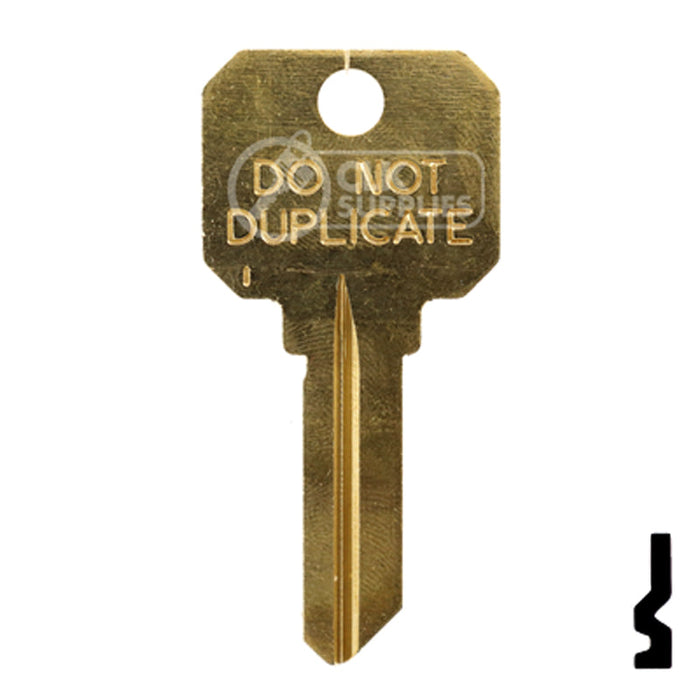 Uncut DND Key Blank | Schlage | SC8 Residential-Commercial Key Ilco