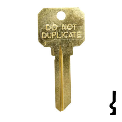 Uncut DND Key Blank | Schlage | SC9 Residential-Commercial Key Ilco