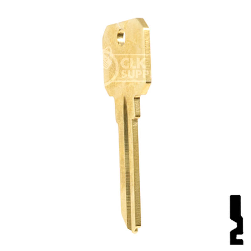 Uncut DND Key Blank | Weiser | WR4 Residential-Commercial Key Ilco