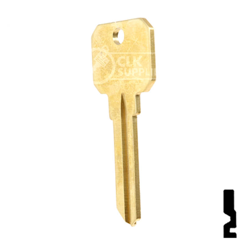 Uncut DND Key Blank | Weiser | WR4 Residential-Commercial Key Ilco