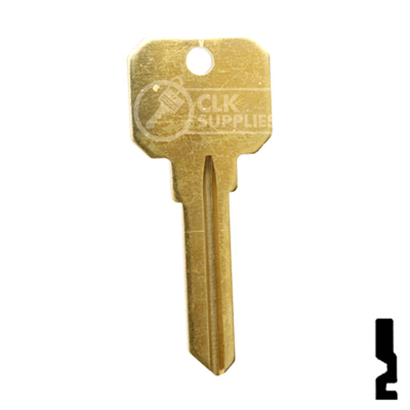 Uncut DND Key Blank | Weiser | WR4 Residential-Commercial Key Ilco