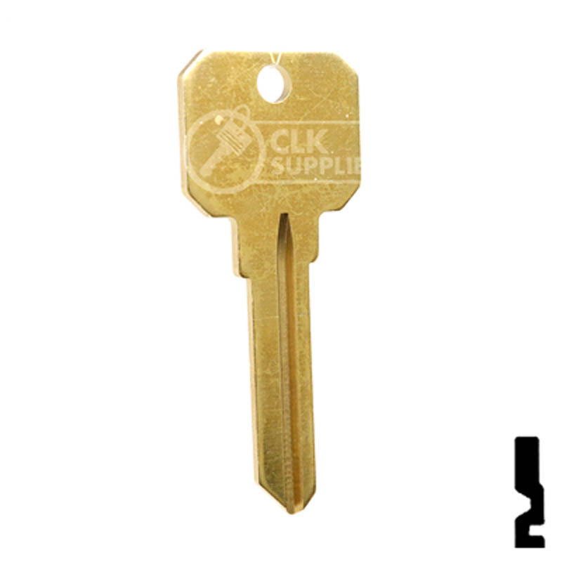 Uncut DND Key Blank | Weiser | WR4 Residential-Commercial Key Ilco
