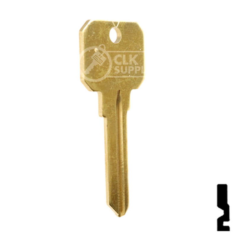 Uncut DND Key Blank | Weiser | WR4 Residential-Commercial Key Ilco
