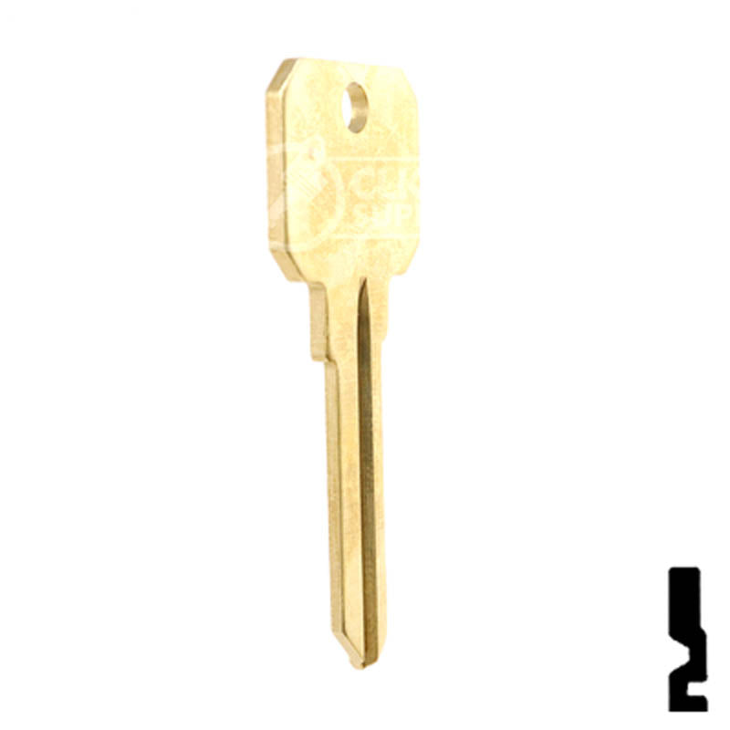 Uncut DND Key Blank | Weiser | WR4 Residential-Commercial Key Ilco