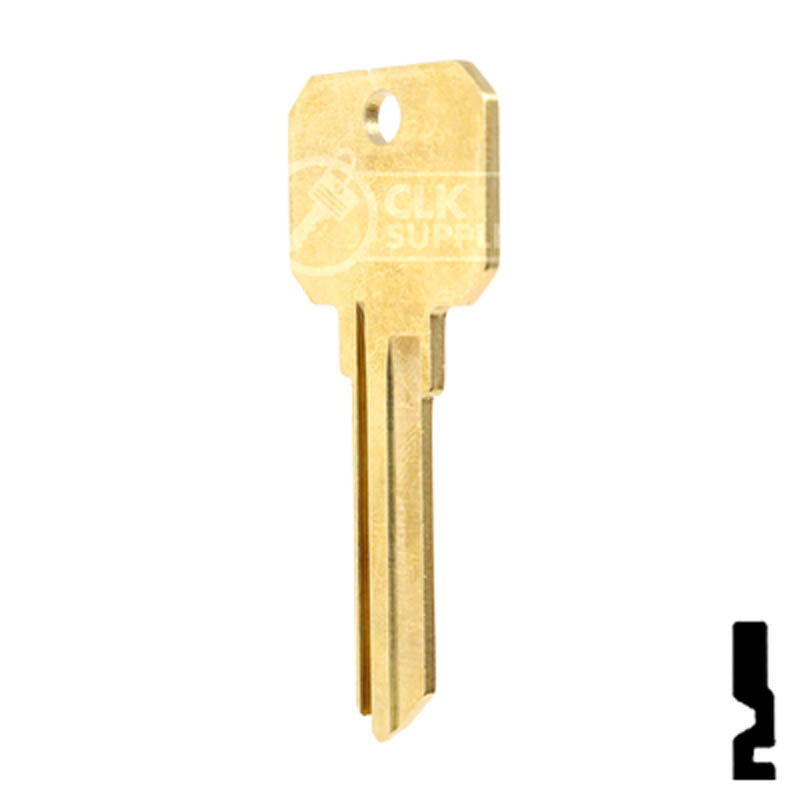Uncut DND Key Blank | Weiser | WR4 Residential-Commercial Key Ilco