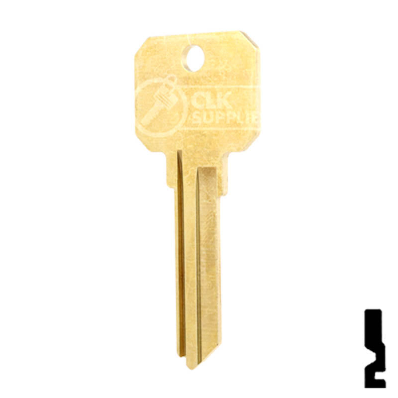Uncut DND Key Blank | Weiser | WR4 Residential-Commercial Key Ilco