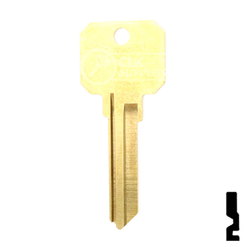 Uncut DND Key Blank | Weiser | WR4 Residential-Commercial Key Ilco