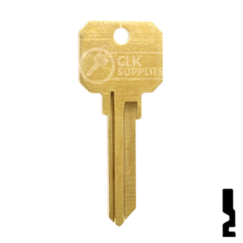 Uncut DND Key Blank | Weiser | WR4 Residential-Commercial Key Ilco