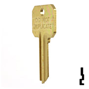 Uncut DND Key Blank | Weslock | WK2-DND, 1175N Residential-Commercial Key Ilco