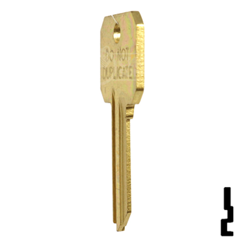Uncut DND Key Blank | Weslock | WK2-DND, 1175N Residential-Commercial Key Ilco