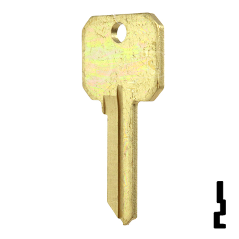 Uncut DND Key Blank | Weslock | WK2-DND, 1175N Residential-Commercial Key Ilco