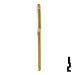 Uncut DND Key Blank | Weslock | WK2-DND, 1175N Residential-Commercial Key Ilco