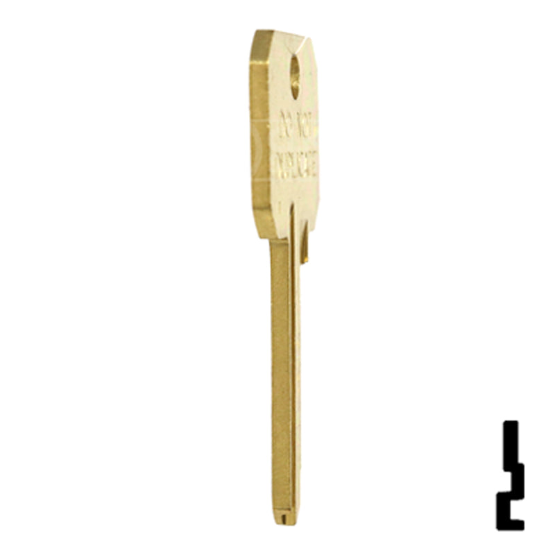 Uncut DND Key Blank | Weslock | WK2-DND, 1175N Residential-Commercial Key Ilco