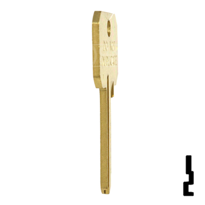 Uncut DND Key Blank | Weslock | WK2-DND, 1175N Residential-Commercial Key Ilco