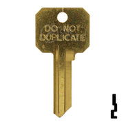 Uncut DND Key Blank | Weslock | WK2-DND, 1175N Residential-Commercial Key Ilco