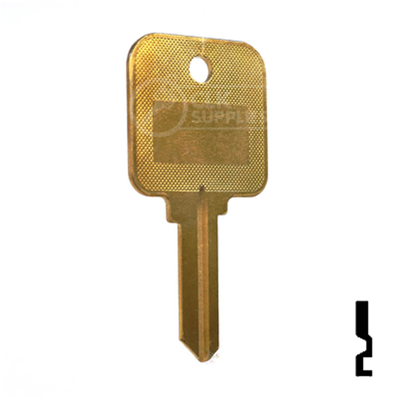 Uncut Hotel Head Key Blank | Weiser | WR3, WR5 Residential-Commercial Key Ilco