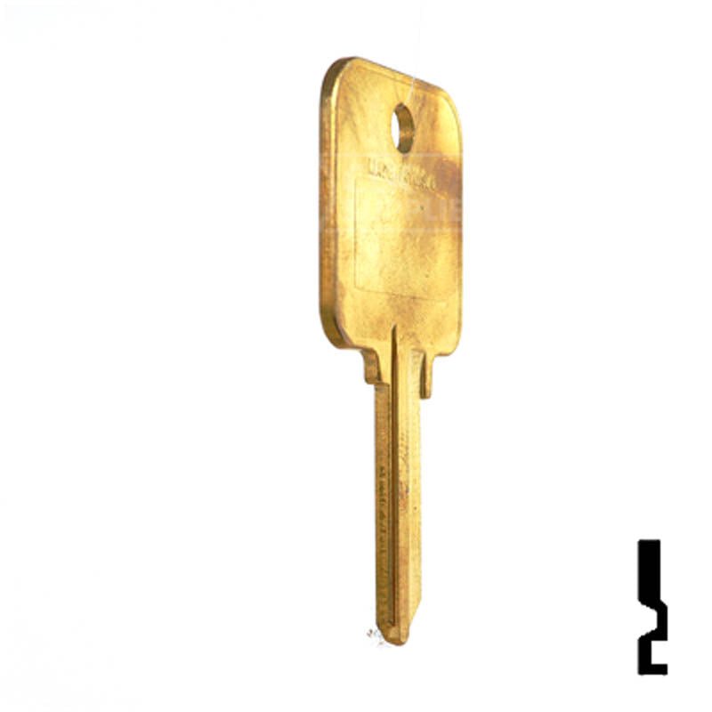 Uncut Hotel Head Key Blank | Weiser | WR3, WR5 Residential-Commercial Key Ilco