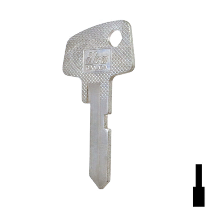 Uncut Key Blank | Alpha | BDALP8 Residential-Commercial Key Framon Manufacturing Company, Inc
