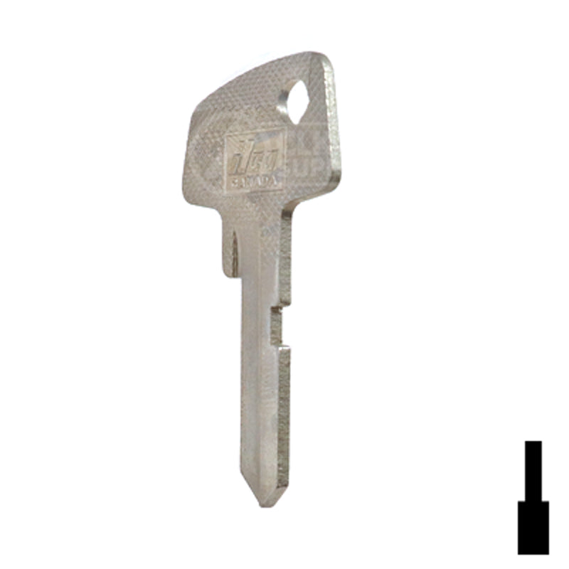 Uncut Key Blank | Alpha | BDALP8 Residential-Commercial Key Framon Manufacturing Company, Inc