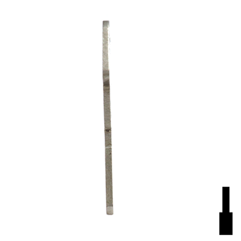 Uncut Key Blank | Alpha | BDALP8 Residential-Commercial Key Framon Manufacturing Company, Inc