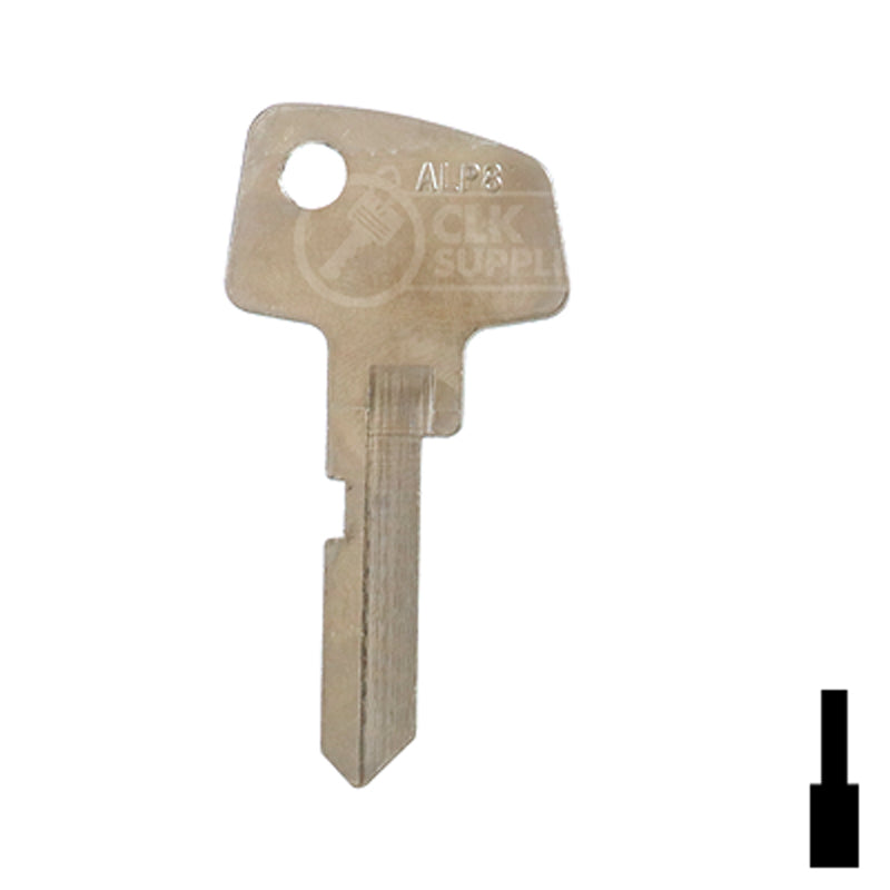 Uncut Key Blank | Alpha | BDALP8 Residential-Commercial Key Framon Manufacturing Company, Inc