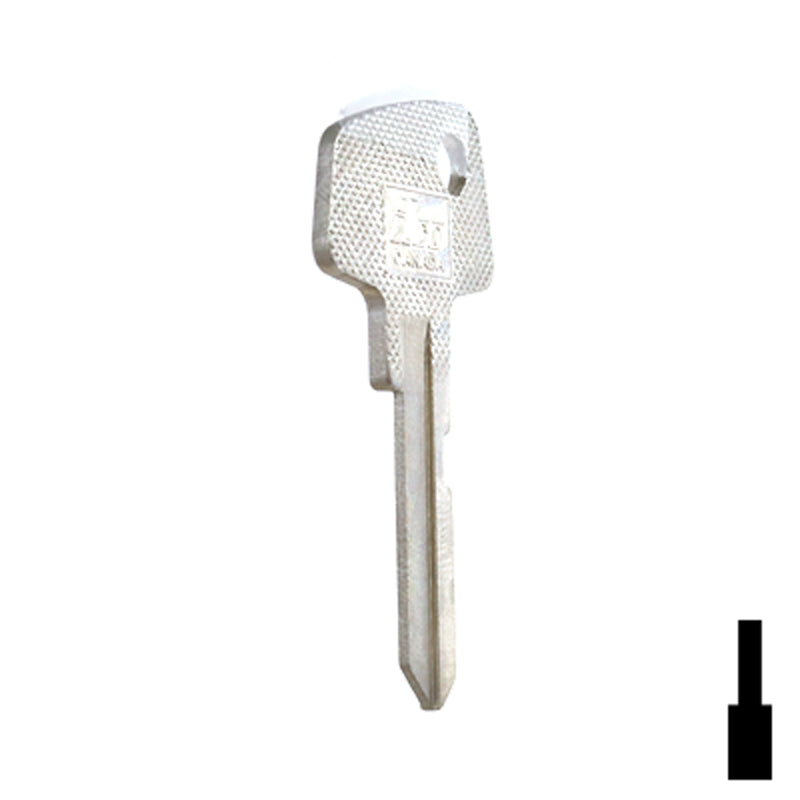 Uncut Key Blank | Alpha | BDALP8 Residential-Commercial Key Framon Manufacturing Company, Inc