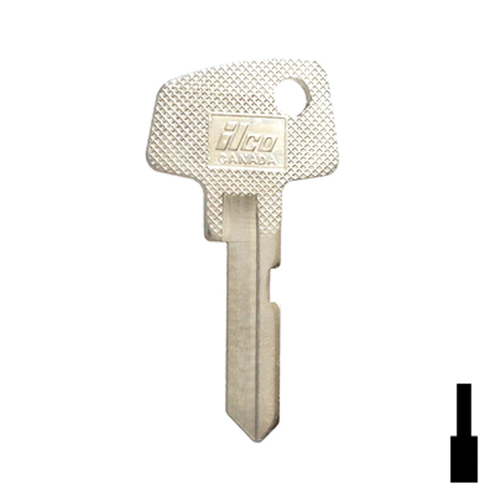 Uncut Key Blank | Alpha | BDALP8 Residential-Commercial Key Framon Manufacturing Company, Inc