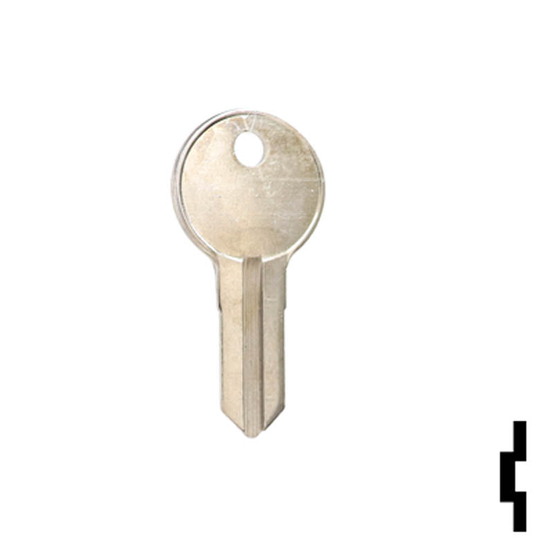 Uncut Key Blank | American Padlock | ILL2 Residential-Commercial Key Ilco