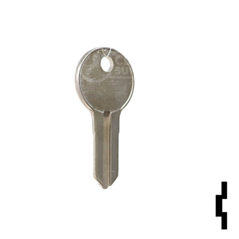 Uncut Key Blank | American Padlock | ILL2 Residential-Commercial Key Ilco
