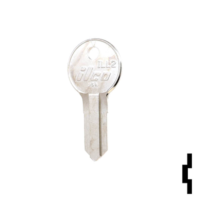 Uncut Key Blank | American Padlock | ILL2 Residential-Commercial Key Ilco