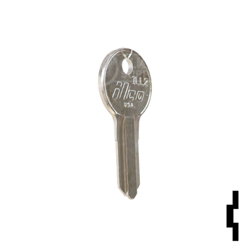 Uncut Key Blank | American Padlock | ILL2 Residential-Commercial Key Ilco