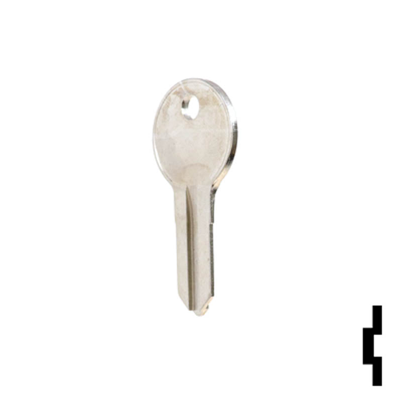 Uncut Key Blank | American Padlock | ILL2 Residential-Commercial Key Ilco