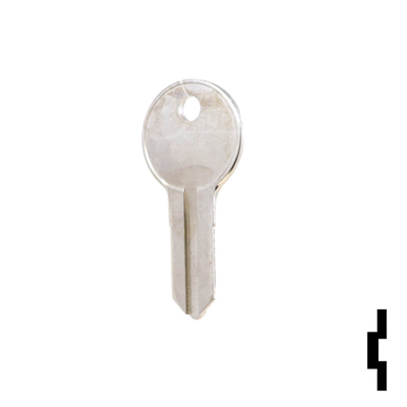 Uncut Key Blank | American Padlock | ILL2 Residential-Commercial Key Ilco