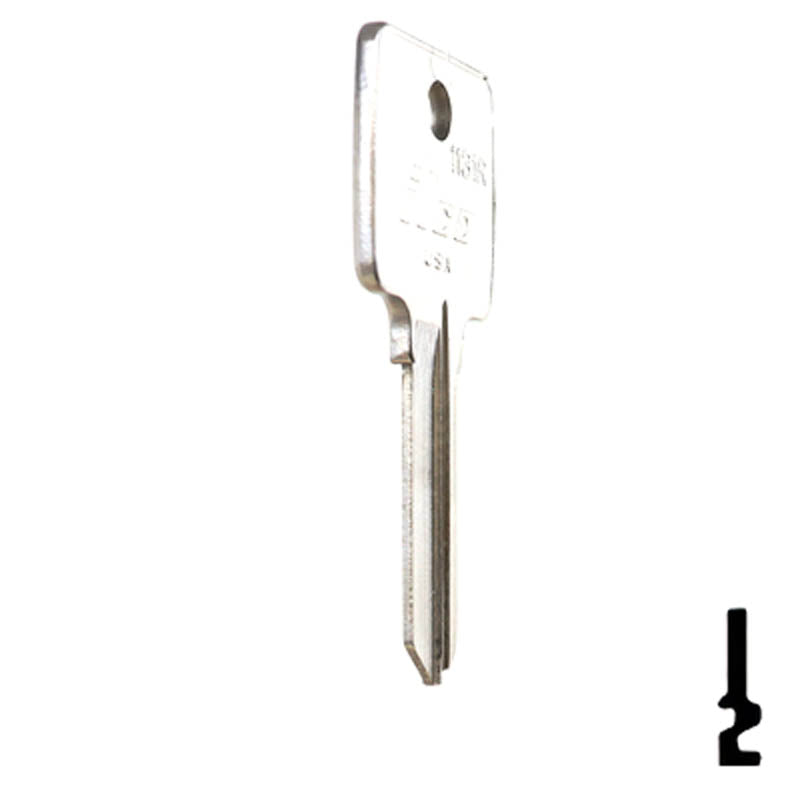 Uncut Key Blank | Arco | 1131R Residential-Commercial Key Ilco