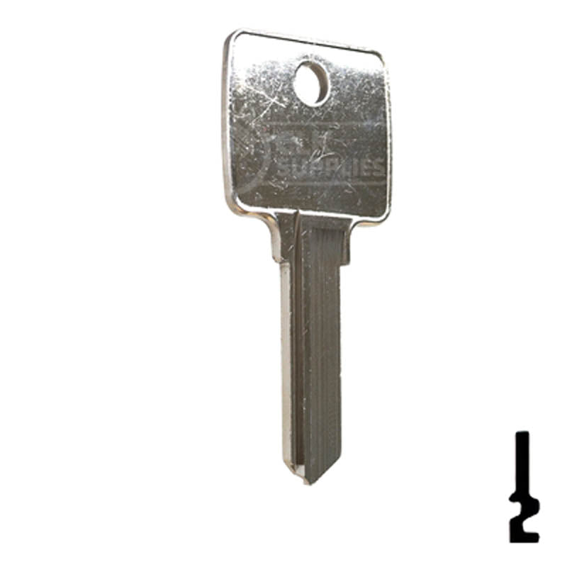 Uncut Key Blank | Arco | 1131R Residential-Commercial Key Ilco