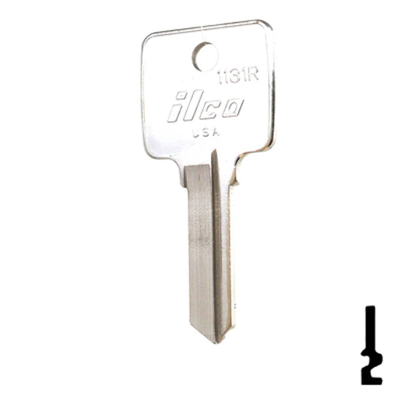 Uncut Key Blank | Arco | 1131R Residential-Commercial Key Ilco