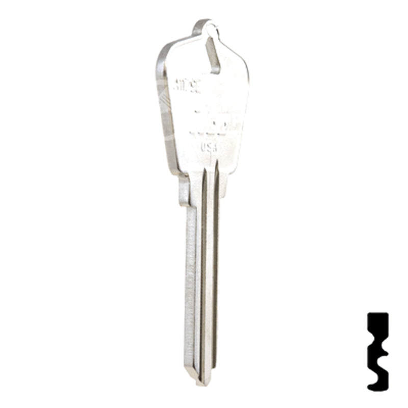 Uncut Key Blank | Arrow | A1179E Residential-Commercial Key Ilco