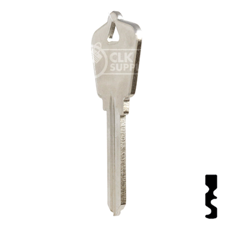 Uncut Key Blank | Arrow | A1179E Residential-Commercial Key Ilco