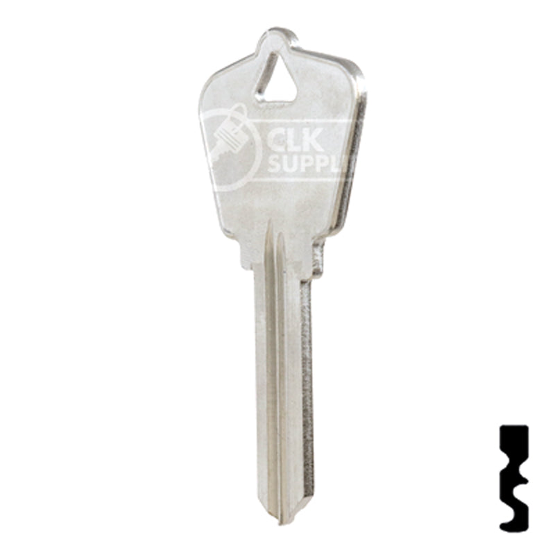 Uncut Key Blank | Arrow | A1179E Residential-Commercial Key Ilco